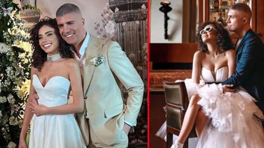 Özcan Deniz ile Samar Dadgar'dan yeni nikah fotoğrafları