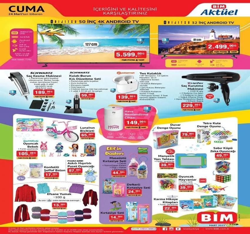 BİM 28 Mart aktüel katalog 2023 yayınlandı! İftar için hurma ve tatlılar indirimler geldi!