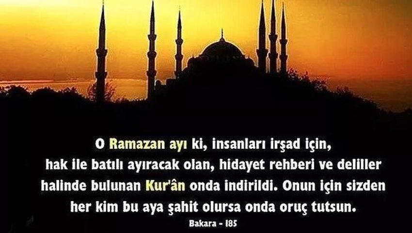 Ramazan'ın ilk günü mesajları 2023! Ayetli, dualı, resimli Şehr-i Ramazan mesajları | Hoşgeldin on bir ayın sultanı Ramazan mesajları
