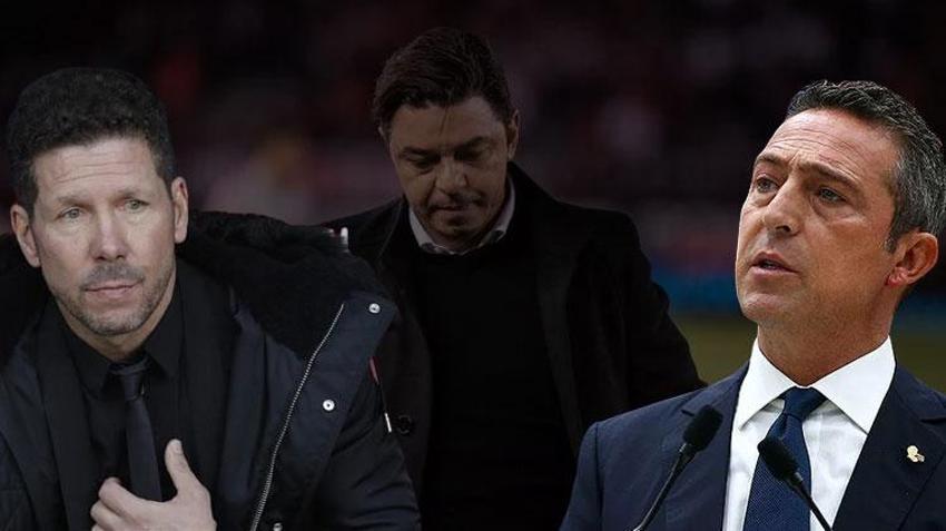 Ali Koç yeni Diego Simeone'yi buldu Fenerbahçe Arjantinli teknik adamla masaya oturdu