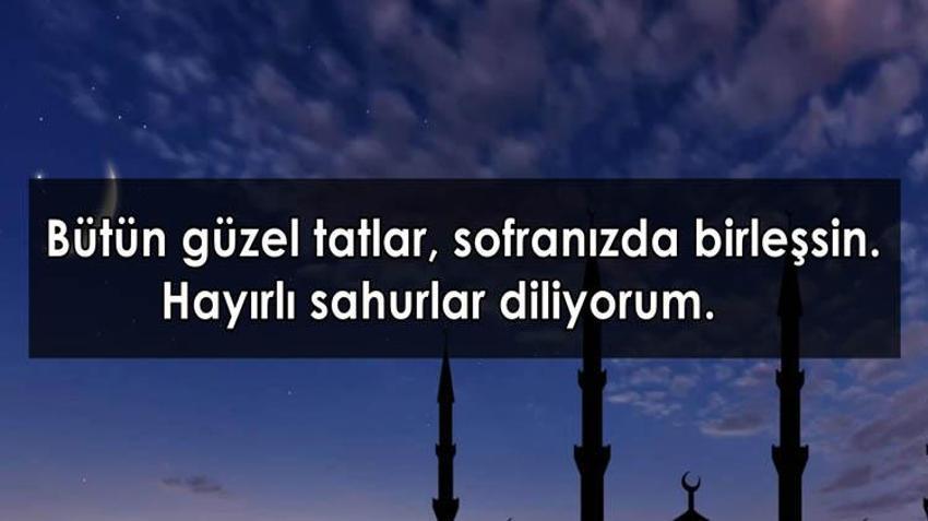 Sahur mesajları ve hayırlı sahurlar sözleri! Kısa, uzun, anlamlı, en güzel, ayetli, dualı Ramazan ilk sahur mesajları ile sahur sözleri seçenekleri (Resimli sahur ile ilgili mesajlar)