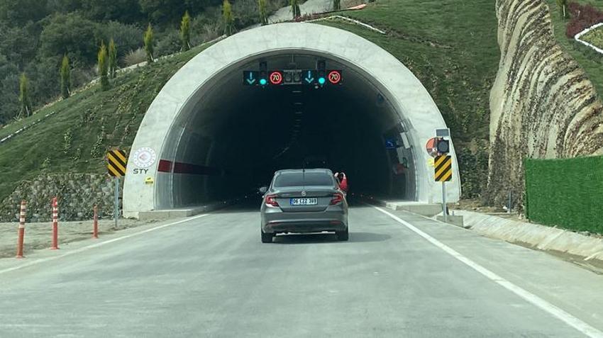 45 dakikalık yol 25 dakikaya düştü! Tünel açıldı, çile bitti