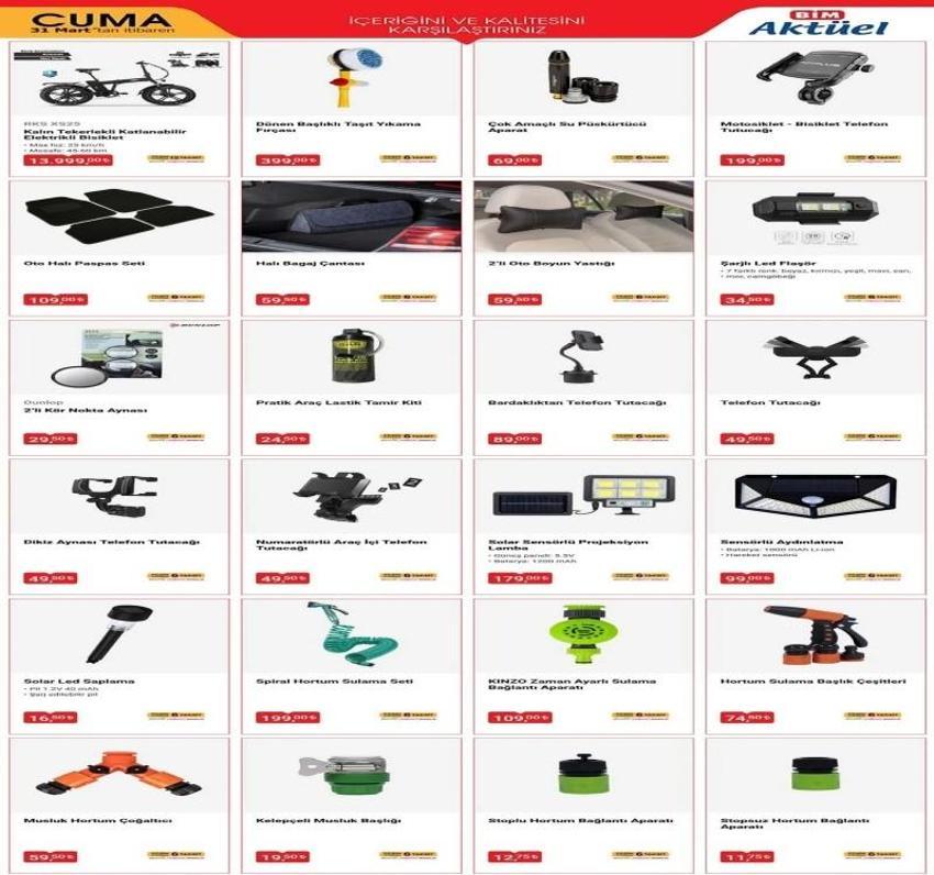 BİM 31 Mart aktüel katalog 2023 yayınlandı! Fırın tepsisi, Letoon spor ayakkabıyla bayrama hazırlık var!