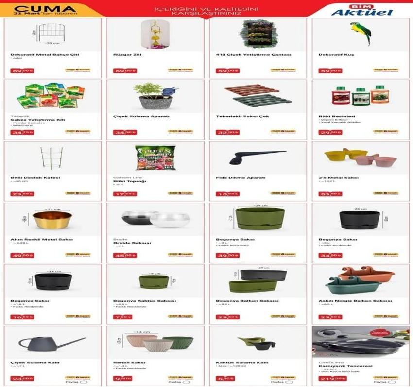 BİM 31 Mart aktüel katalog 2023 yayınlandı! Fırın tepsisi, Letoon spor ayakkabıyla bayrama hazırlık var!