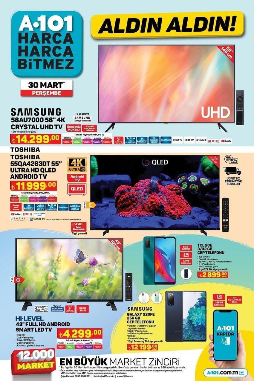 A101 30 Mart aktüel katalog 2023 yayınlandı! Elektrikli araba da var bisiklet de!