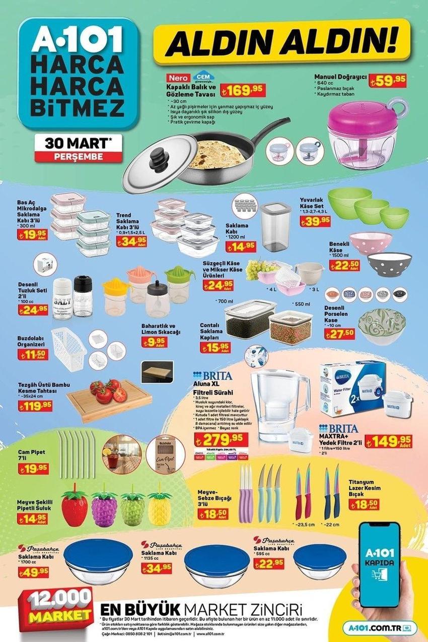 A101 30 Mart aktüel katalog 2023 yayınlandı! Elektrikli araba da var bisiklet de!