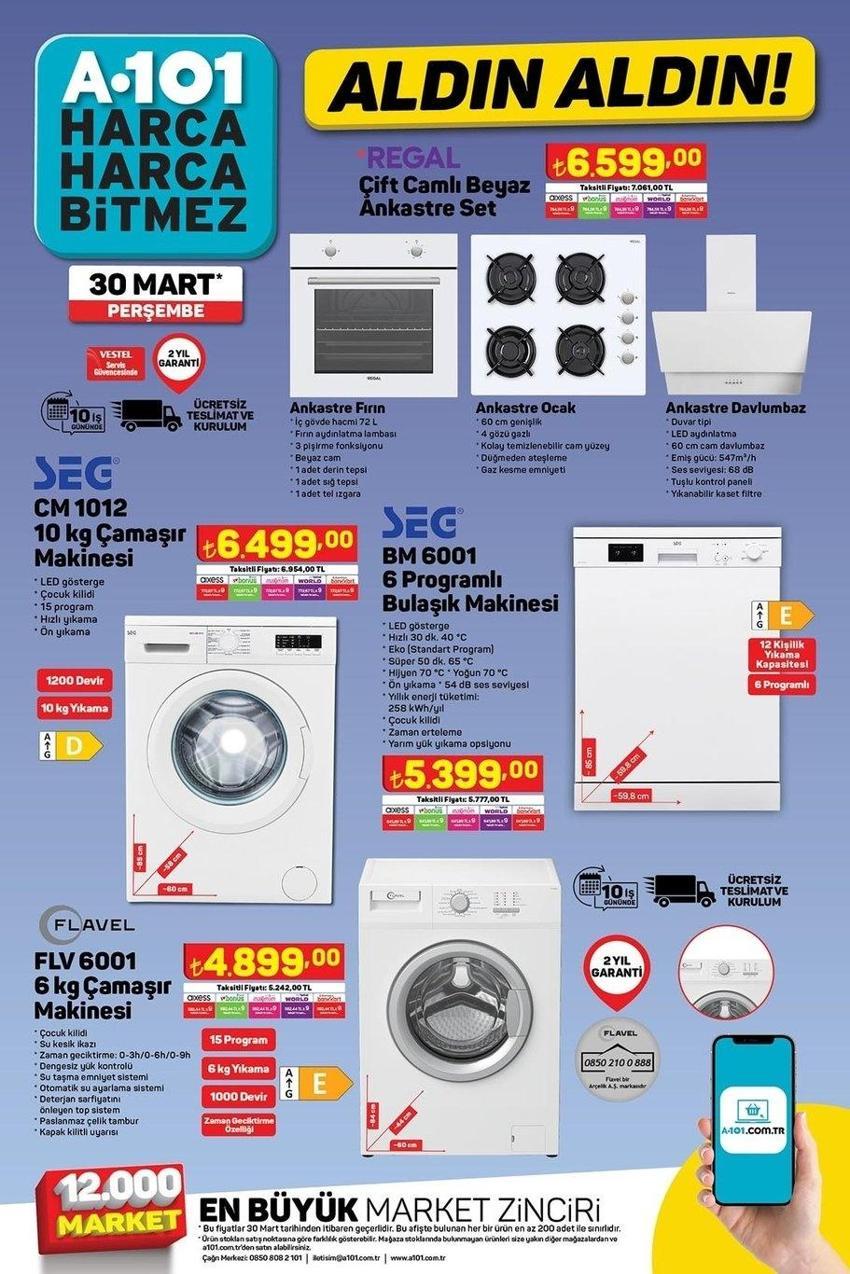 A101 30 Mart aktüel katalog 2023 yayınlandı! Elektrikli araba da var bisiklet de!