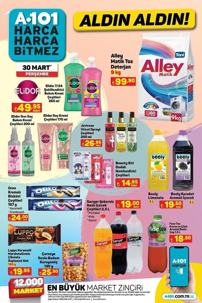 A101 30 Mart aktüel katalog 2023 yayınlandı! Elektrikli araba da var bisiklet de!