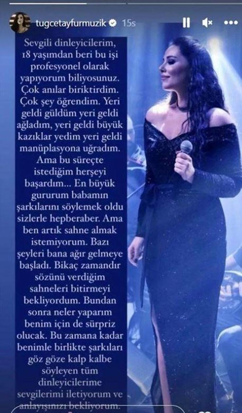 Tuğçe Tayfur: Paylaşımlarım farklı yerlere çekildi, şu an geçiş sürecindeyim