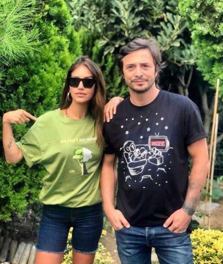 Ahmet Kural ile Çağla Gizem Şahin'den düğün sonrası romantik kareler