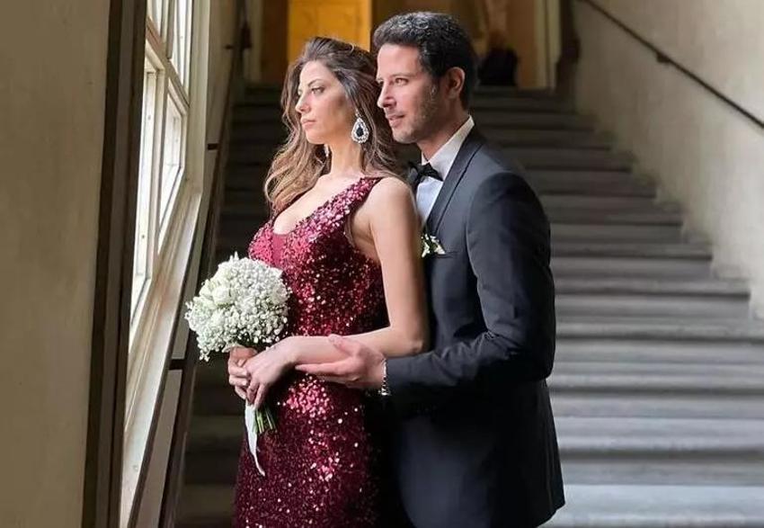 Oyuncu Tuan Tunalı ve Angela Caccamo, Toskana'da evlendi