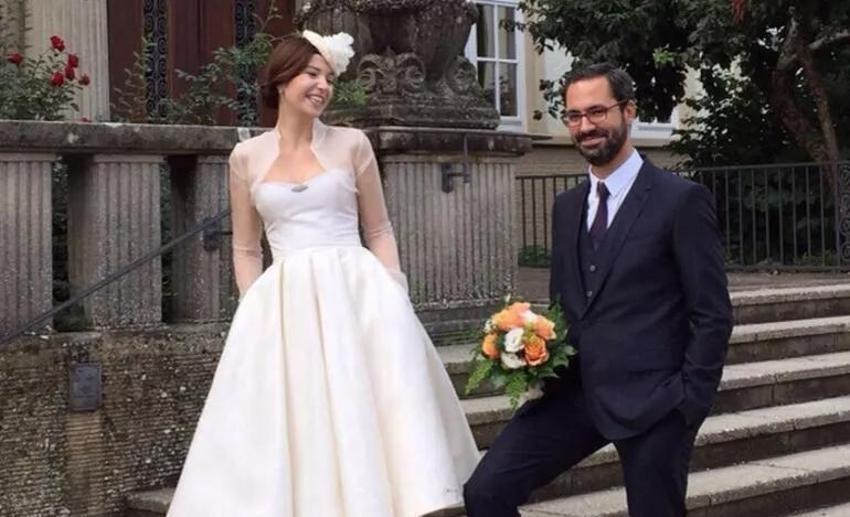 Oyuncu Tuan Tunalı ve Angela Caccamo, Toskana'da evlendi