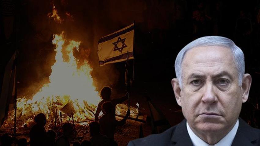 İsrail alev alev! Netanyahu'nun kararı kaos yarattı, görevden alındı