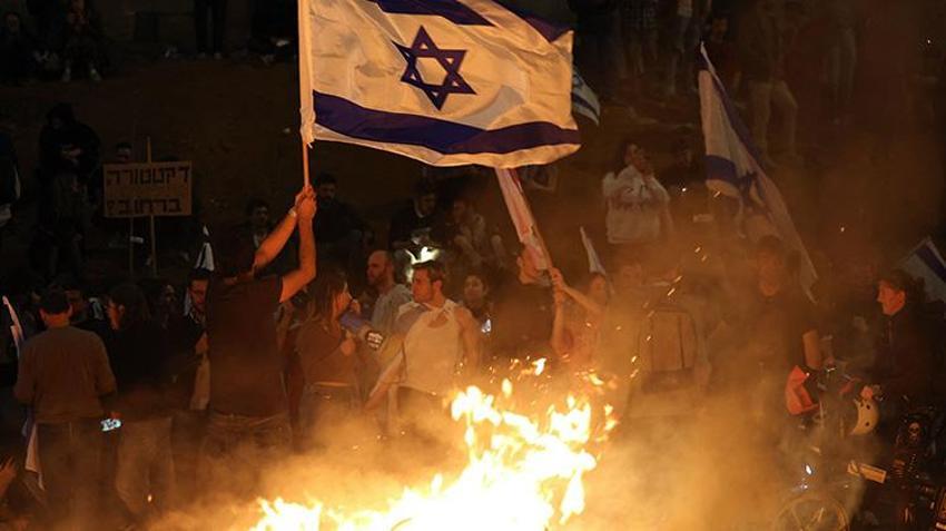 İsrail alev alev! Netanyahu'nun kararı kaos yarattı, görevden alındı
