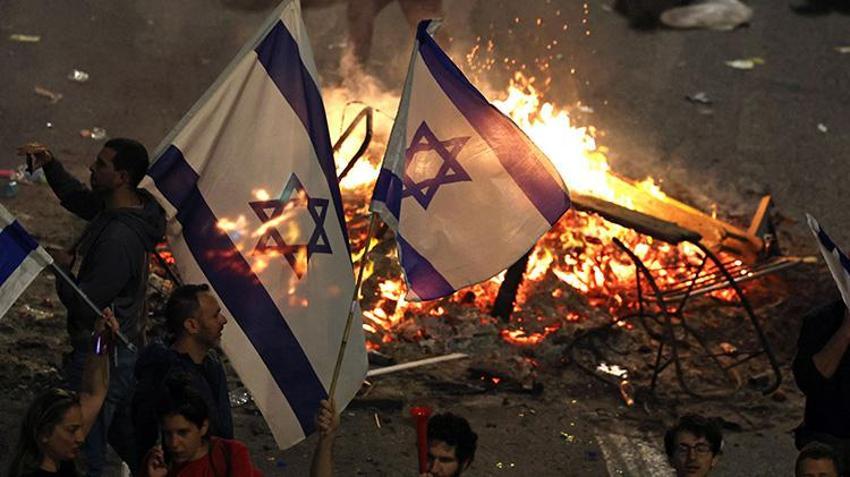 İsrail alev alev! Netanyahu'nun kararı kaos yarattı, görevden alındı