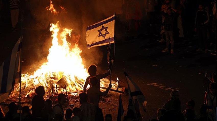İsrail alev alev! Netanyahu'nun kararı kaos yarattı, görevden alındı