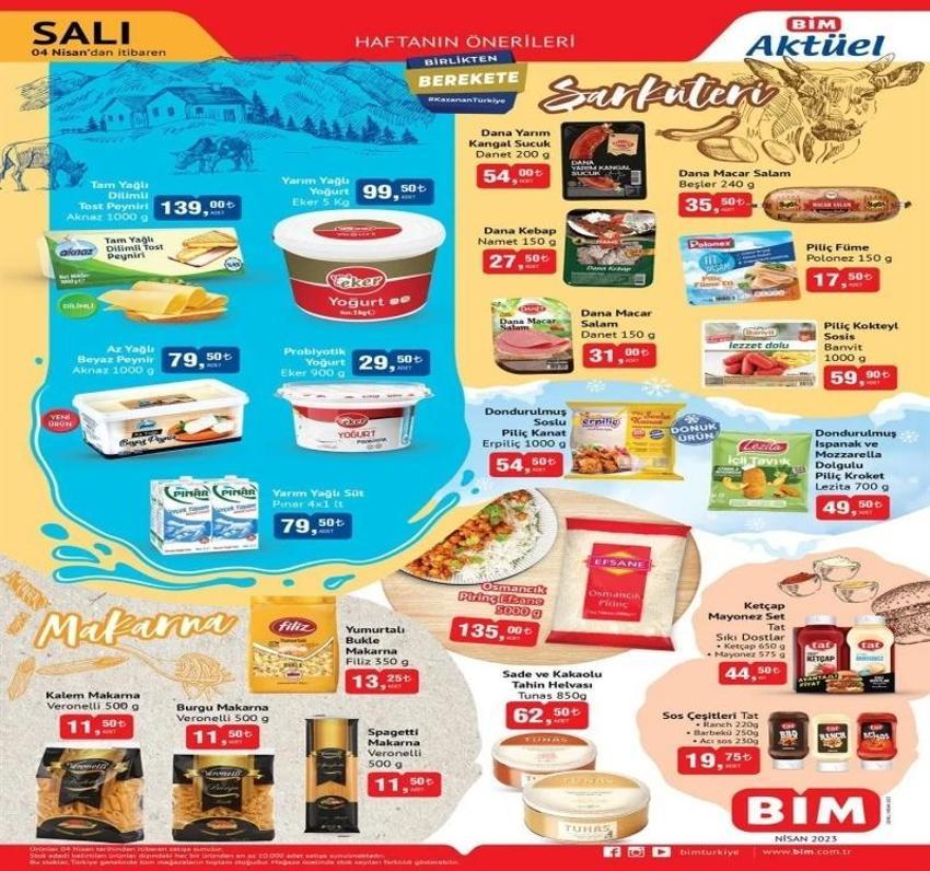 BİM 4 Nisan 2023 aktüel katalog yayınlandı!