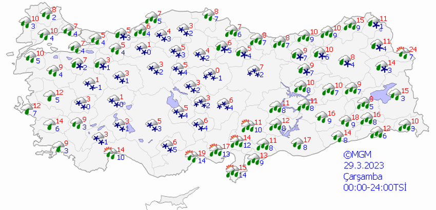Yoğun kar yağışı başladı! Sıcaklık 15 derece düşüyor, Meteoroloji son dakika 56 il için uyardı