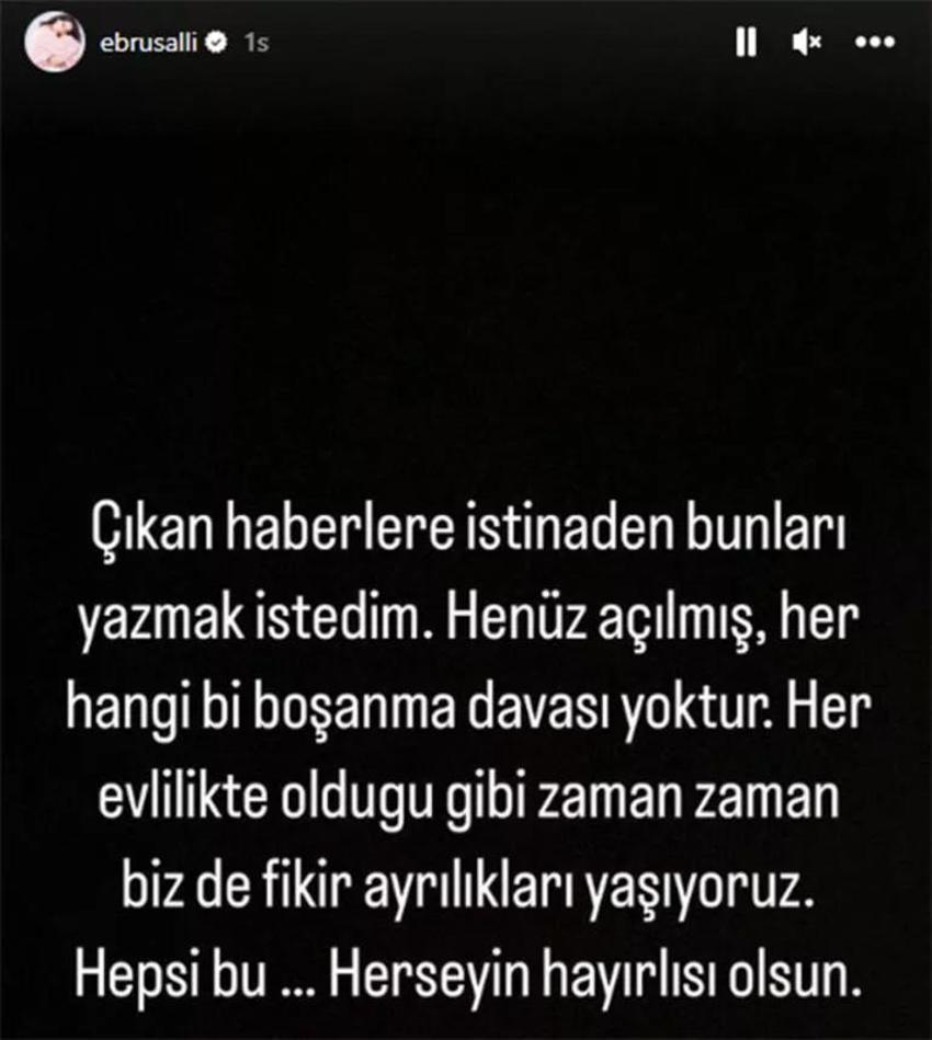 Ebru Şallı’nın evliliği bitiyor mu? Açıklama geldi