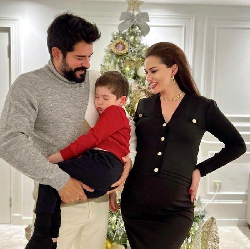 Burak Özçivit'ten eşi Fahriye Evcen'e doğum hediyesi