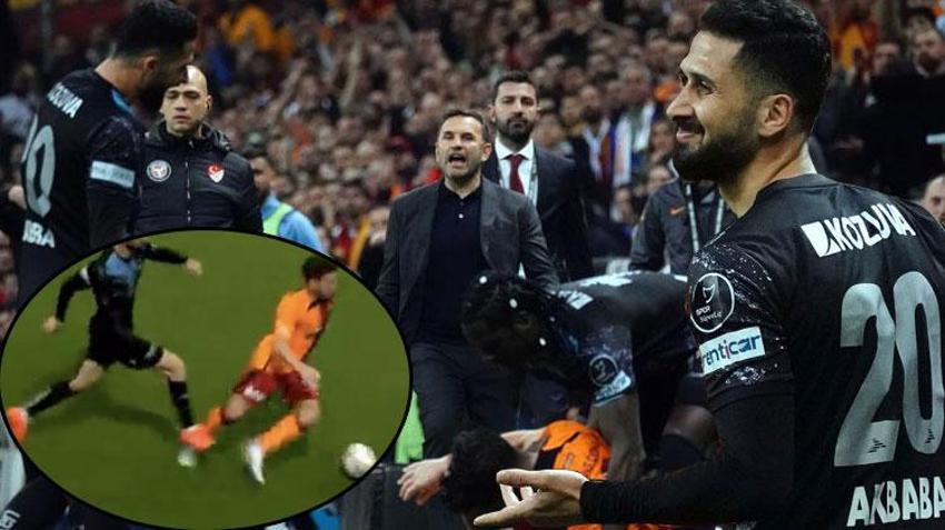 Galatasaray-Adana Demirspor maçında yüksek tansiyon! Taraftardan tepki çeken karar: Emre Akbaba, penaltı ve kırmızı kart...