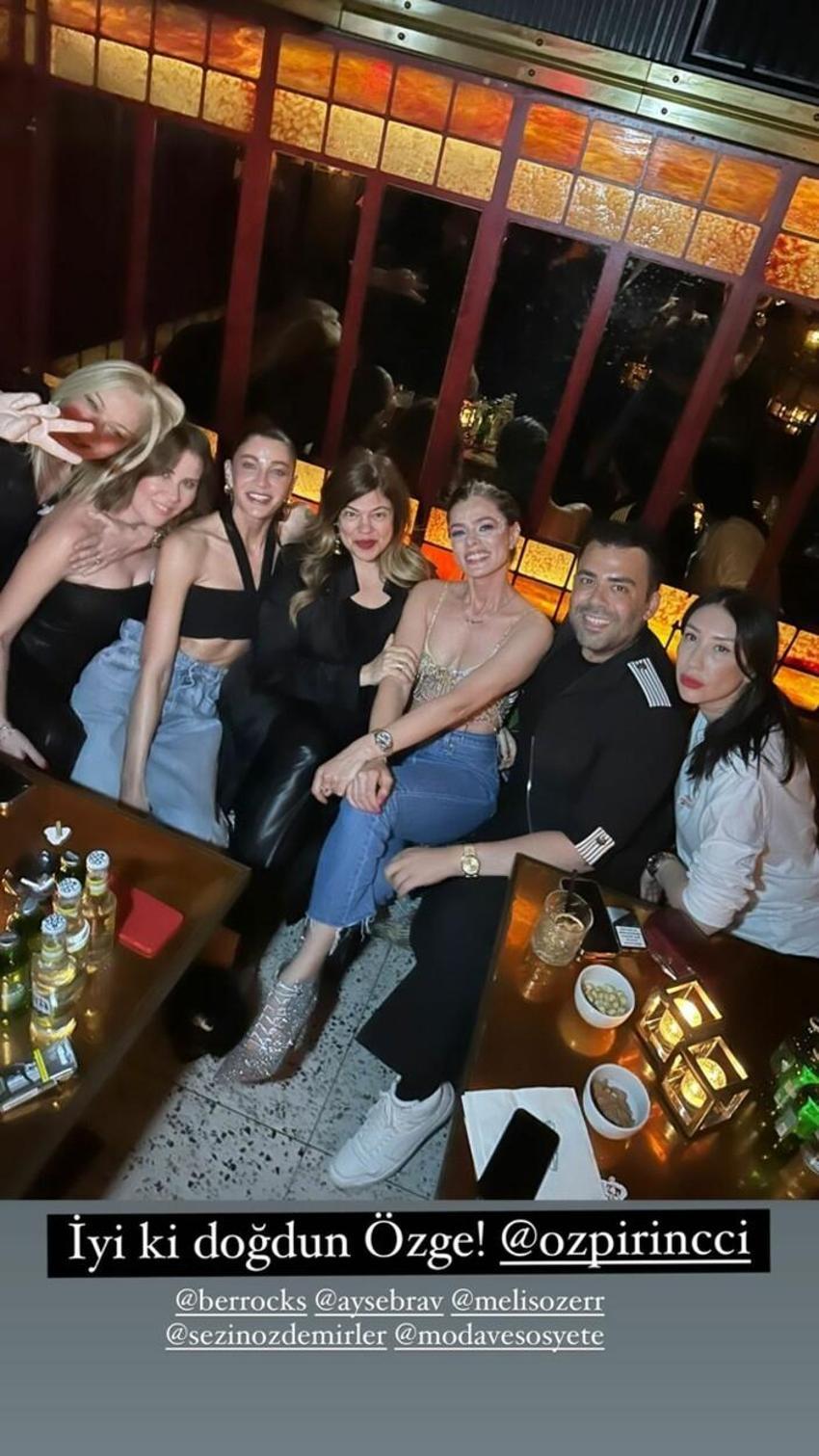Özge Özpirinçci'nin doğum gününe ünlü akını!