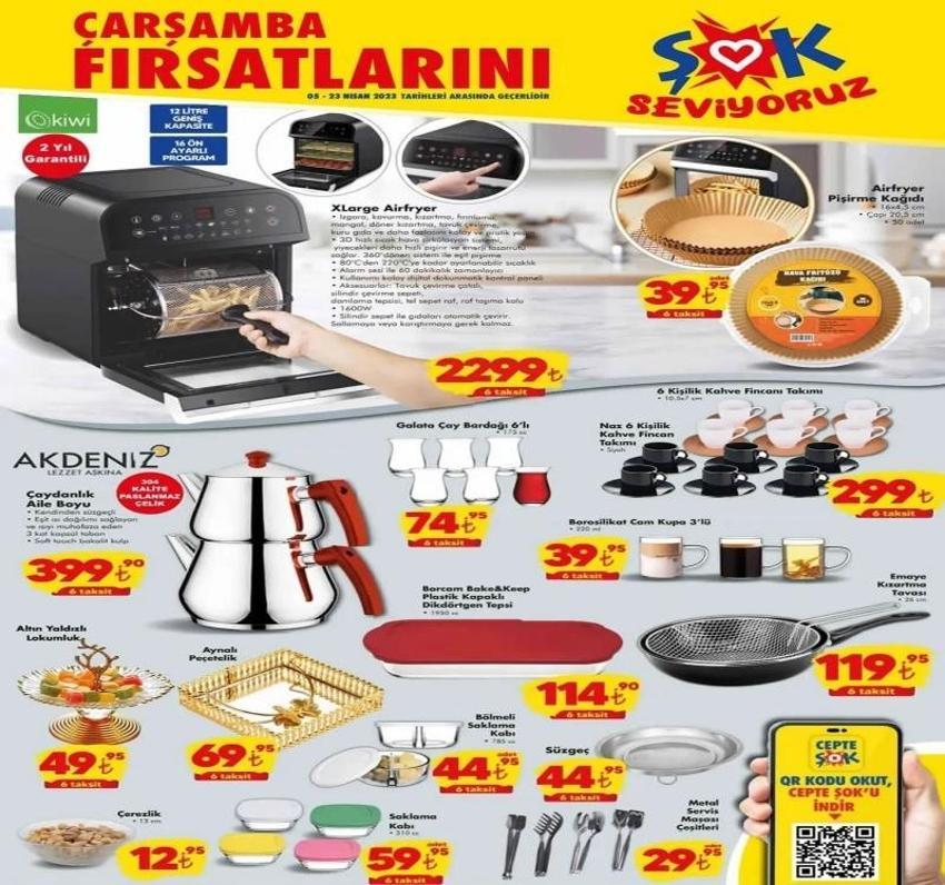 11-23 Nisan ŞOK aktüel katalog yayınlandı! Tost makinesi, robot süpürge bu fiyatı ilk kez gördü!