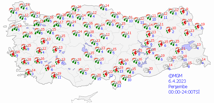 Şiddetli yağış başladı, yerler bembeyaz oldu! Saat verildi, Meteoroloji il il son dakika açıkladı