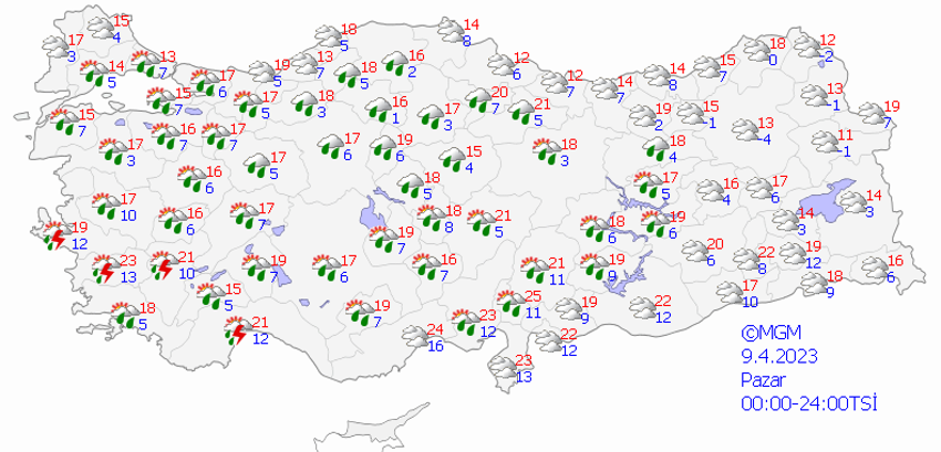 Şiddetli yağış başladı, yerler bembeyaz oldu! Saat verildi, Meteoroloji il il son dakika açıkladı