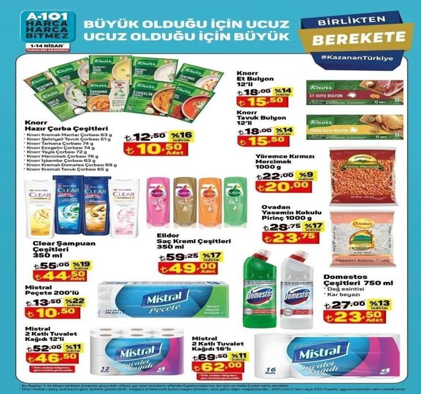 8-14 Nisan A101 aktüel katalog 2023 yayınlandı! Bayram öncesi A101 ayçiçek yağı fiyatı düştükçe düştü!