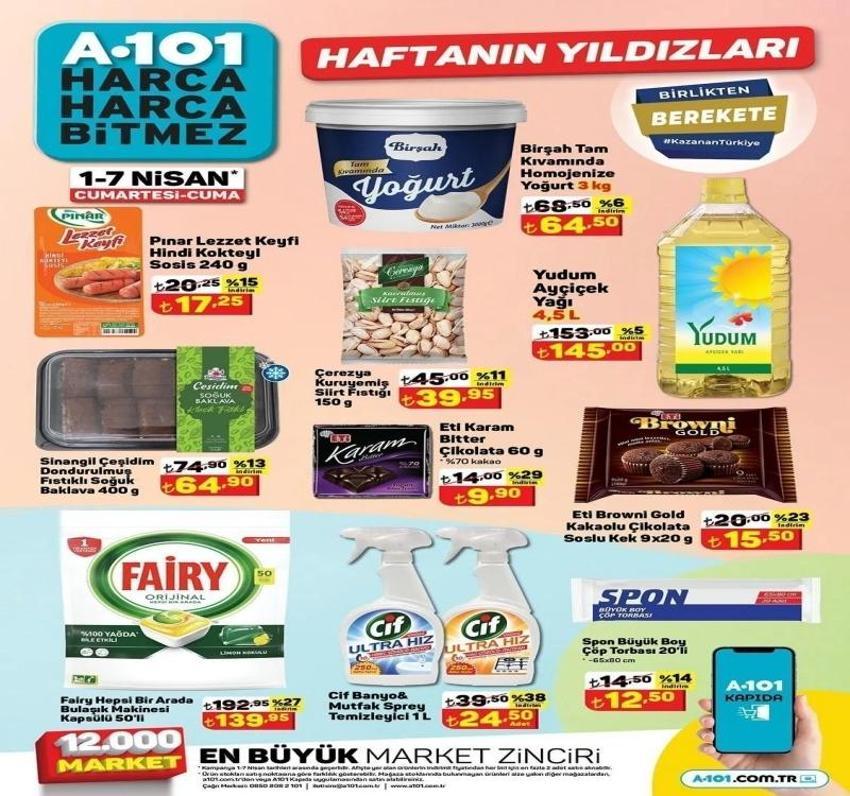 8-14 Nisan A101 aktüel katalog 2023 yayınlandı! Bayram öncesi A101 ayçiçek yağı fiyatı düştükçe düştü!