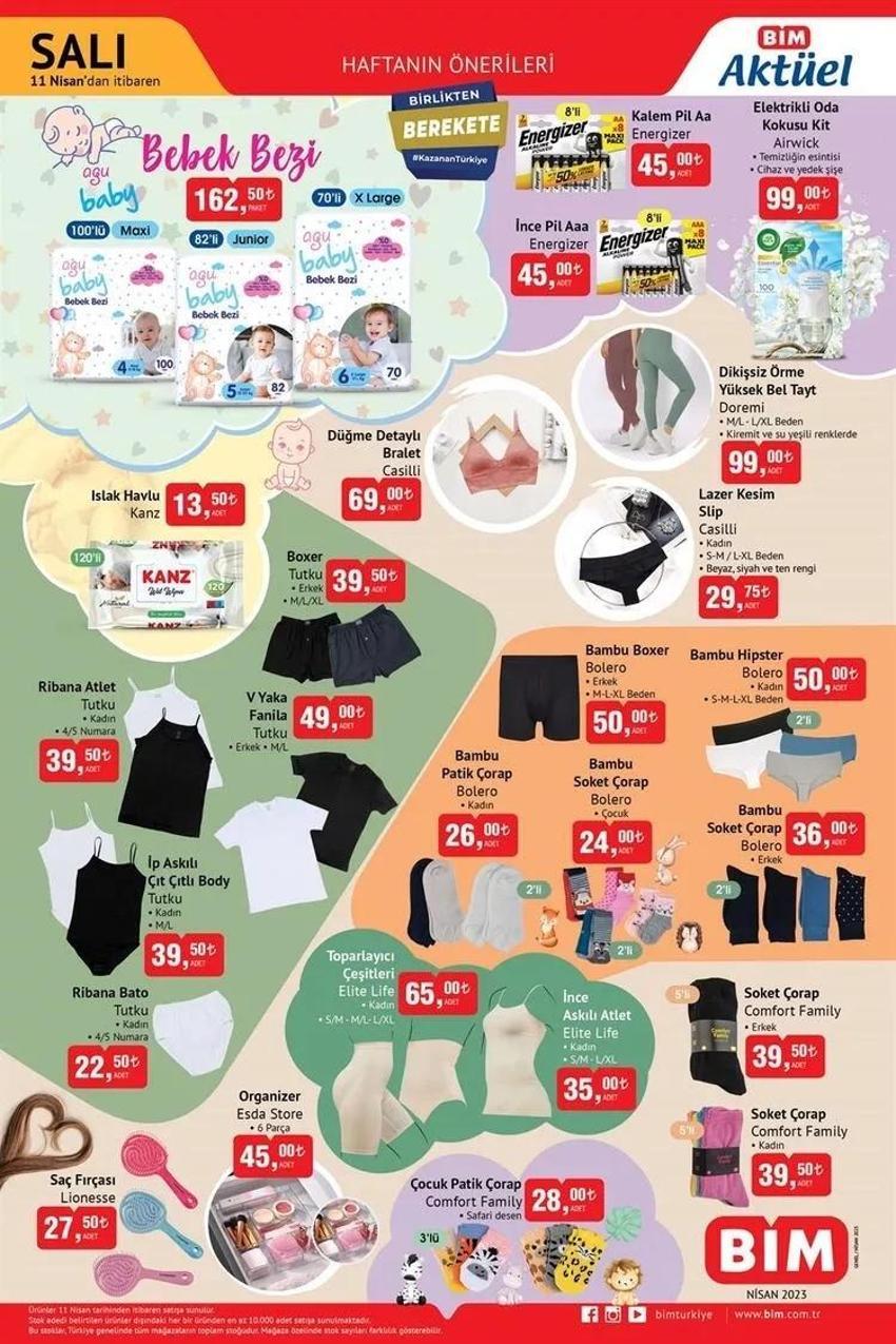 BİM 10-11 Nisan aktüel katalog 2023 yayınlandı! Evlenecek gençlere çeyiz seti, beyaz eşyada dev indirim!