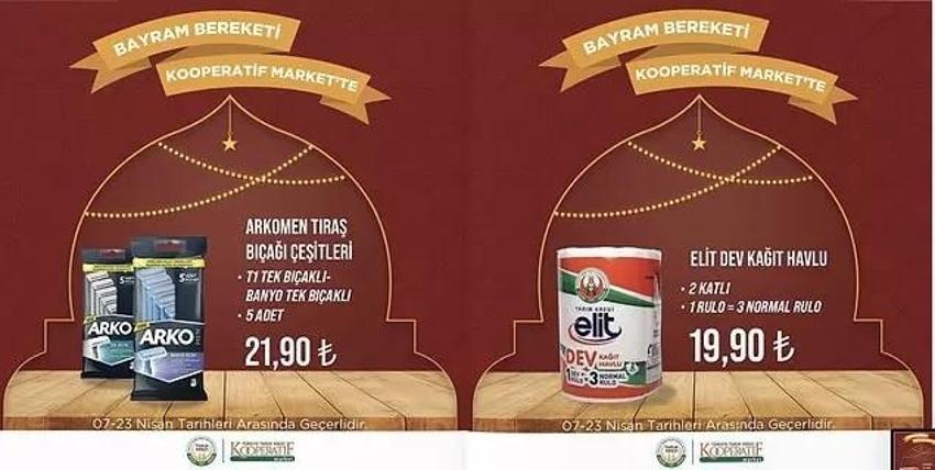 Tarım Market 18-23 Nisan aktüel katalog 2023 yayınlandı! Tarım Kredi'de ayçiçek yağı, 30'lu yumurtada bayram öncesi dev indirim var