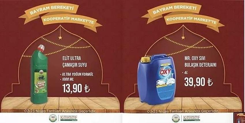 Tarım Market 18-23 Nisan aktüel katalog 2023 yayınlandı! Tarım Kredi'de ayçiçek yağı, 30'lu yumurtada bayram öncesi dev indirim var