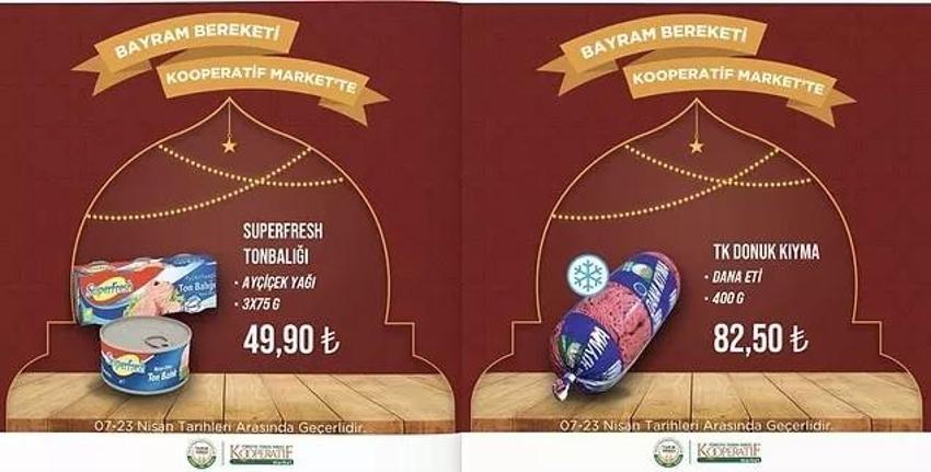 Tarım Market 18-23 Nisan aktüel katalog 2023 yayınlandı! Tarım Kredi'de ayçiçek yağı, 30'lu yumurtada bayram öncesi dev indirim var