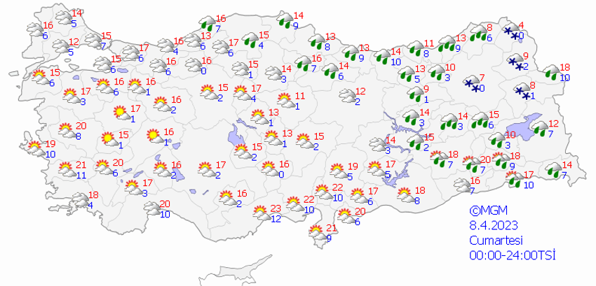 Kar ve şiddetli yağmur açıklaması! Sıcaklıklar düşecek, Meteoroloji'nin haritasına böyle yansıdı