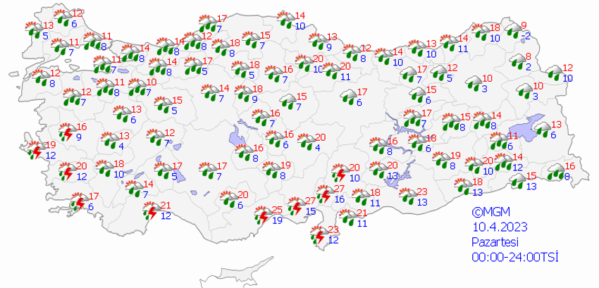 Kar ve şiddetli yağmur açıklaması! Sıcaklıklar düşecek, Meteoroloji'nin haritasına böyle yansıdı