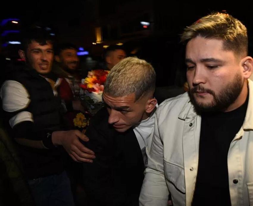 Galatasaray'ın yıldızları yine gecelerde! Korumalardan görüntü engeli