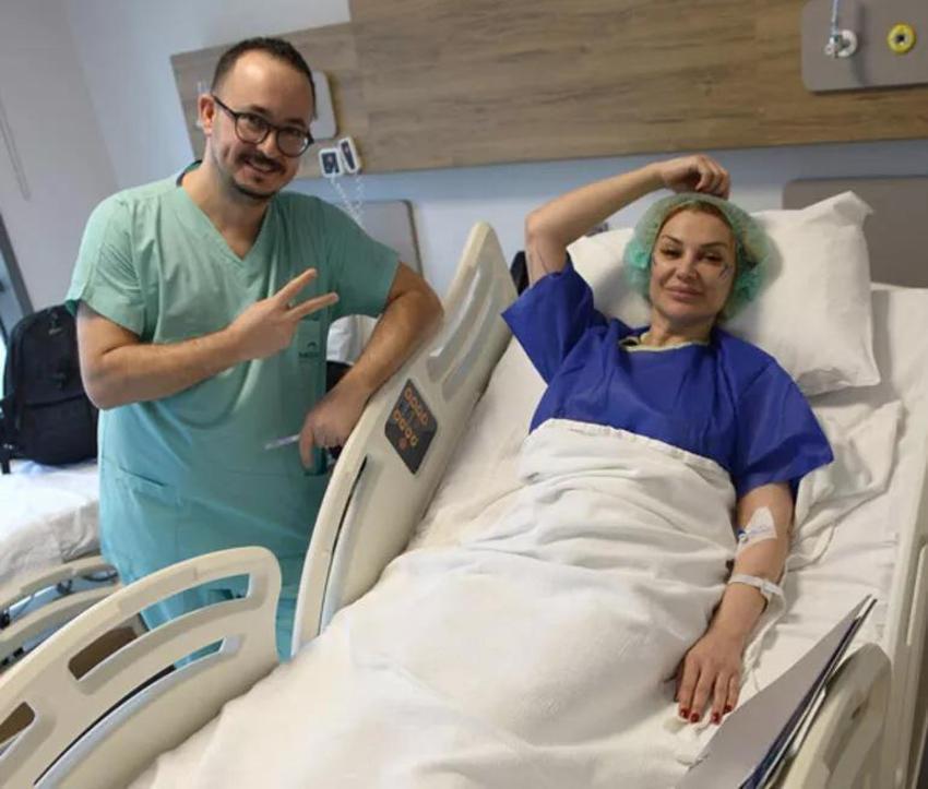 Songül Karlı güzellik için yine bıçak altına yattı!