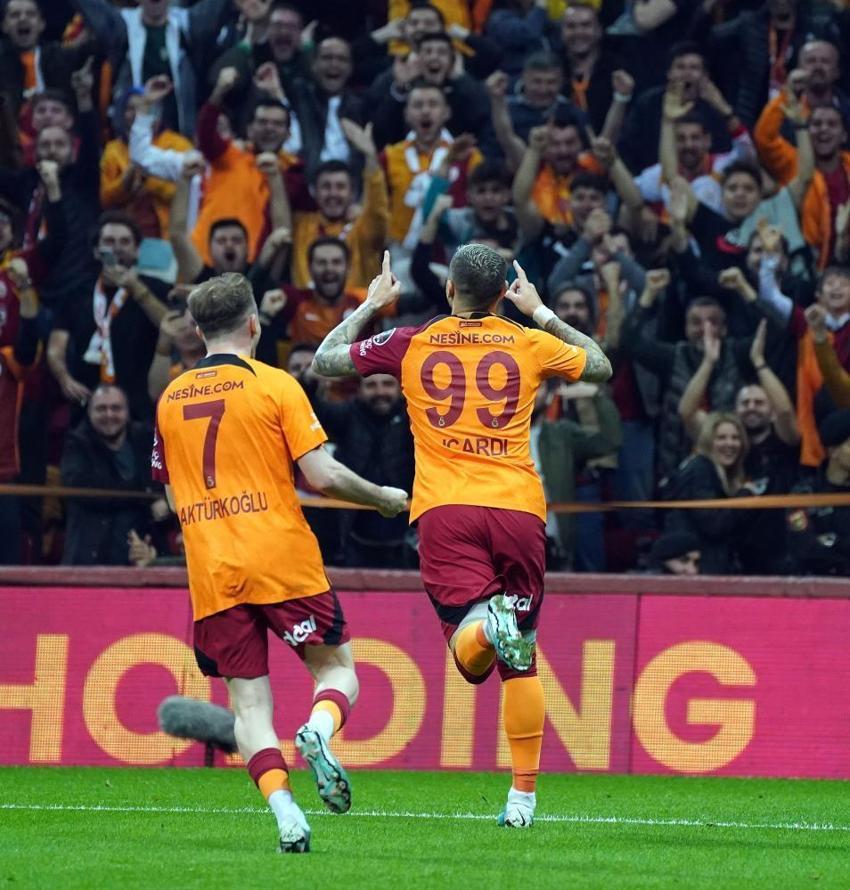 Mauro Icardi damga vurdu! Galatasaray'da Radamel Falcao'dan sonra bir ilk