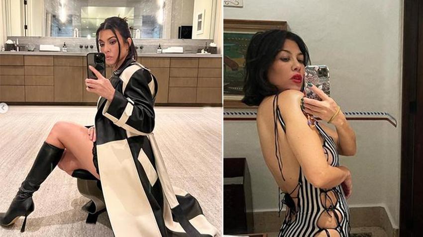Kourtney Kardashian sosyal medyada gündem oldu!