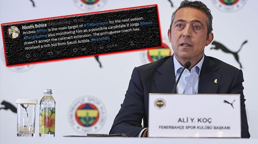 Fenerbahçe'nin yeni hocasını Twitter'dan duyurdu! Jesus gider gitmez Ali Koç imzayı attıracak