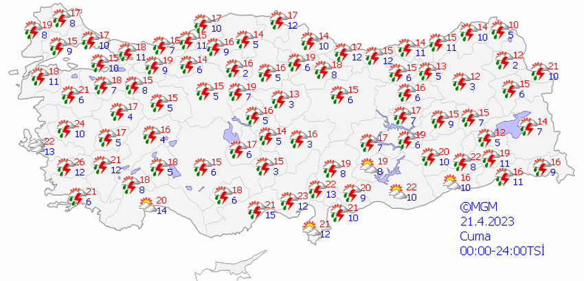 Meteoroloji'den yeni uyarı! Bayramda hava durumu gün gün açıklandı, kuvvetli yağış için saat verildi