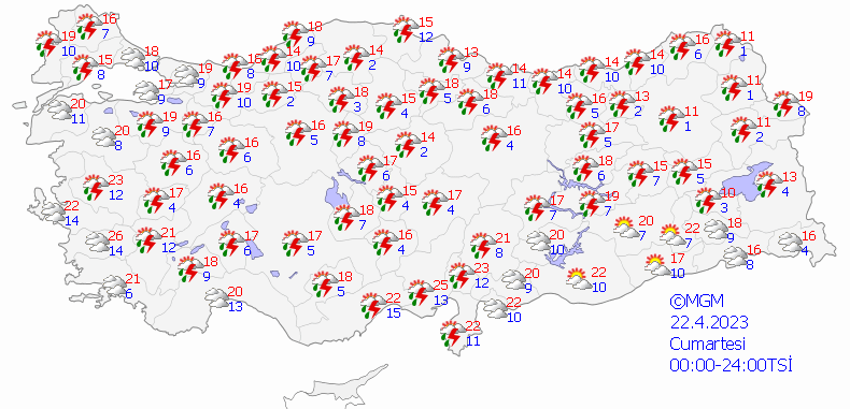 Meteoroloji'den yeni uyarı! Bayramda hava durumu gün gün açıklandı, kuvvetli yağış için saat verildi