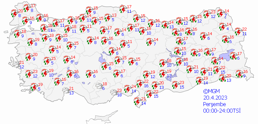 Meteoroloji'den yeni uyarı! Bayramda hava durumu gün gün açıklandı, kuvvetli yağış için saat verildi