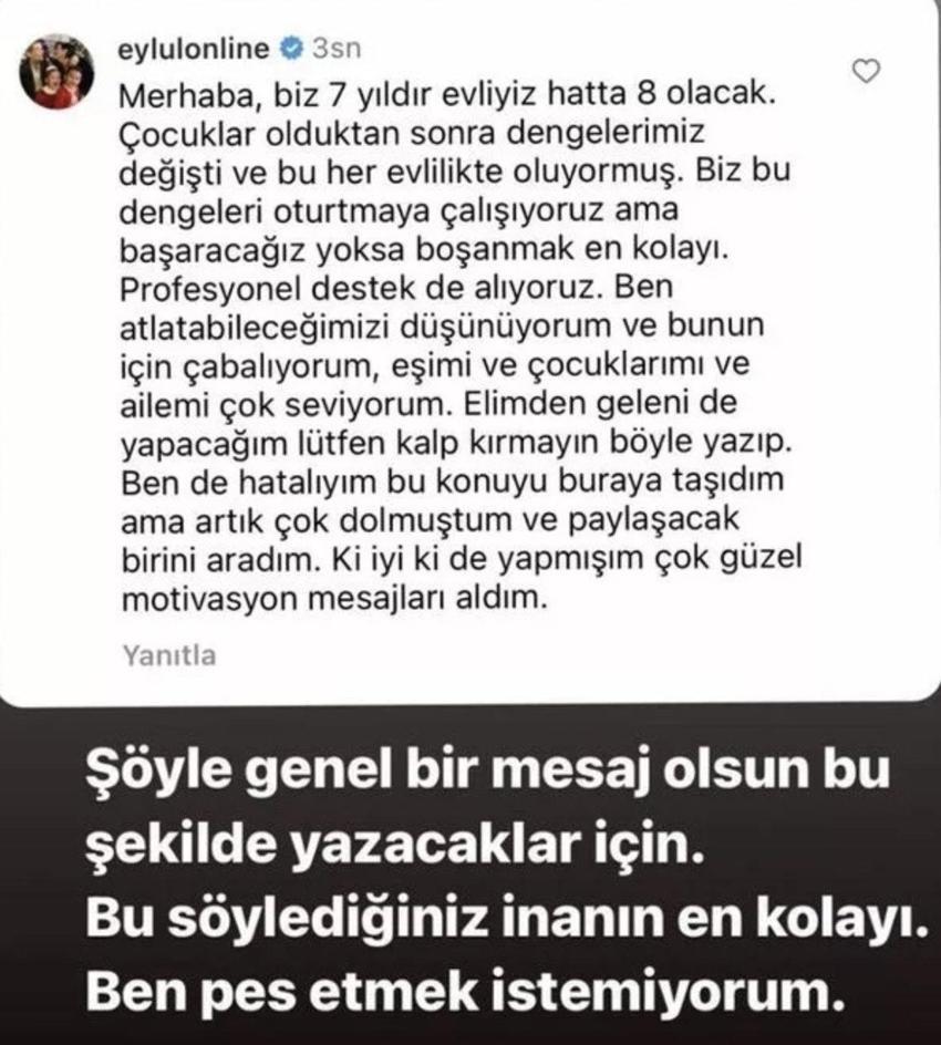 Eylül Öztürk ve Kenan Özkan çifti boşanıyor mu? İlk açıklama geldi
