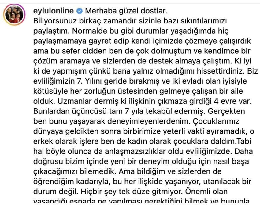 Eylül Öztürk ve Kenan Özkan çifti boşanıyor mu? İlk açıklama geldi