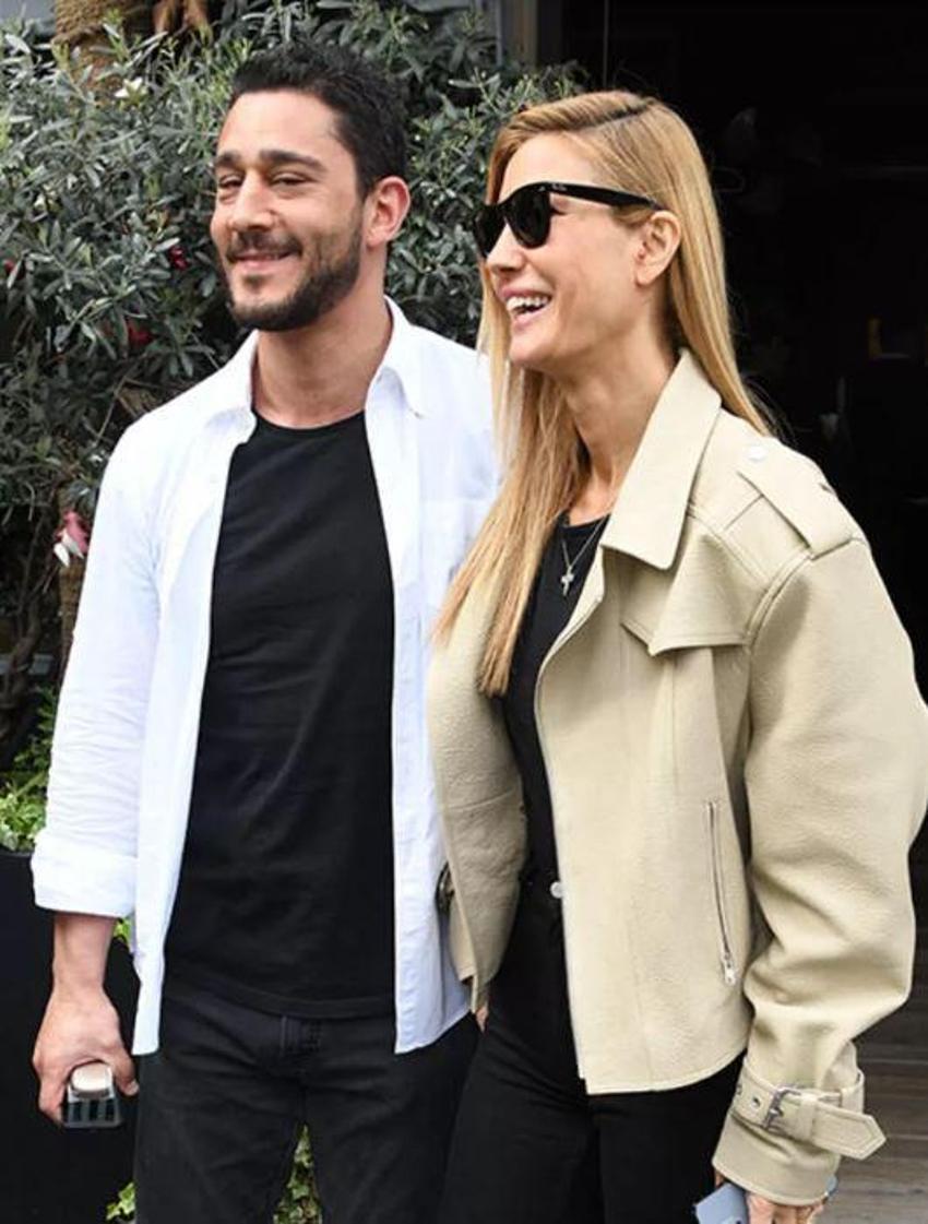 Evlilik sinyali! Çağla Şıkel sevgilisi Nail Gönenli'nin ağzını kapattı