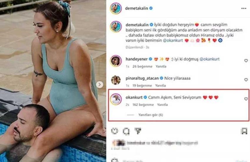 Demet Akalın paylaştı sosyal medya yıkıldı!  Okan Kurt ve Hande Yener kayıtsız kalmadı
