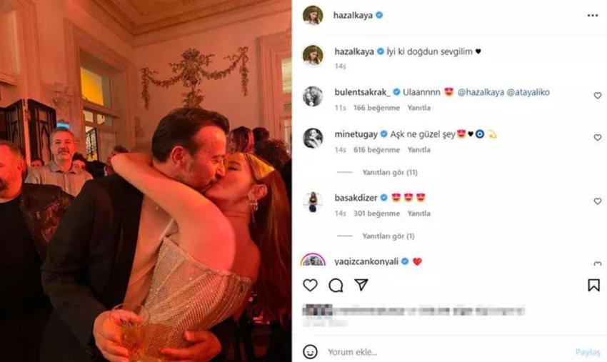 Hazal Kaya'dan aşk dolu paylaşım: 'İyi ki doğdun sevgilim'